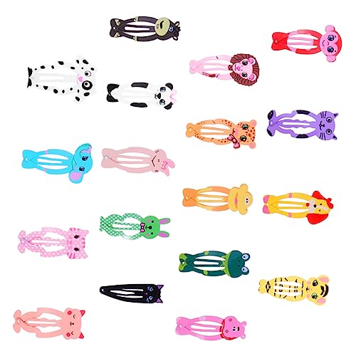 MUSISALY 18 Bunte Haarspangen Mit Tierdesign Haltbare Haarnadeln Für Babys Styling-haarschmuck-accessoires Kreative Kopfschmuck Für Kleine Mädchen von MUSISALY