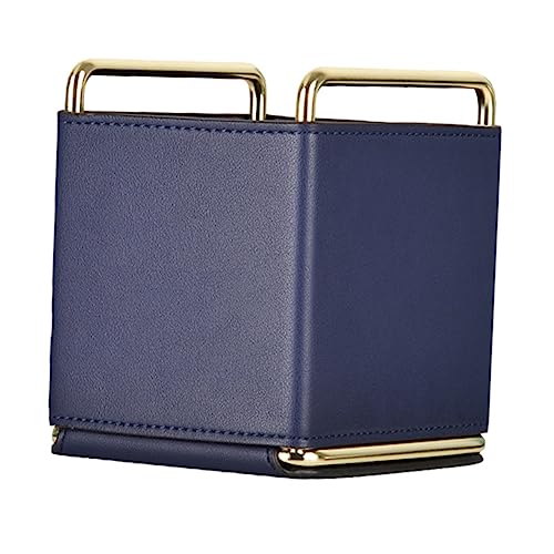 MUSISALY 1 Stück Elegante Desktop-organizer Lagerung Eimer für Kosmetik Make-up Box Eisen Draht Leder Make-up Veranstalter von MUSISALY