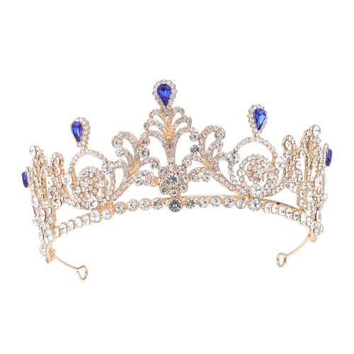 MUSISALY Brautkrone Für Hochzeit Elegante Kopf-tiara Haarschmuck Aus Legierung Langlebiges Schmuckstück Für Damen von MUSISALY