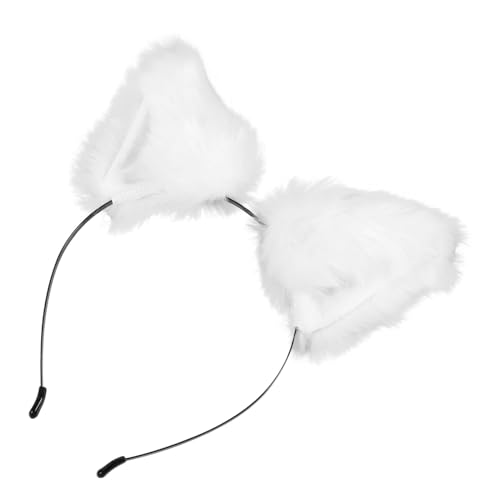 MUSISALY Stirnband Für Frauen Ohr-haarreif Plüsch-stirnband Kreativer Ohr-kopfschmuck Haar-accessoire Entzückendes Design Für Cosplay Und Feste von MUSISALY
