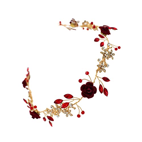 MUSISALY 1stück Chinesischer Blumenschmuck Für Hochzeiten Strass Haarband Für Braut Hochzeitsfrisur Für Feierlichkeiten Und Fotosessions von MUSISALY