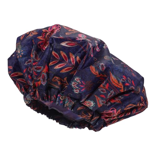 MUSISALY Duschhaube Für Männer Aus Oxford Stoff Wiederverwendbare Badekappe Doppelschichtig Haarschutz Für Lange Und Lockige Haare Für Zuhause Und Reisen von MUSISALY