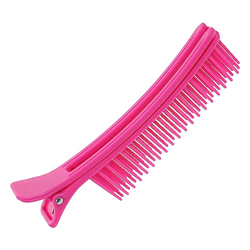 MUSISALY 1stk Friseursalon-clips Haarnadel Haarspangen Für Dickes Haar Haarvolumenclips Für Frauen Clip Zum Abteilen Von Haaren Enten-styling-clip Mit Kamm Abschnittsclip Für Haare Violett von MUSISALY