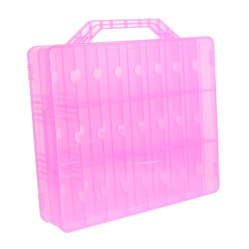 MUSISALY Nagellack-Organizer-Set Mit 48 Fächern Tragbare Maniküre-zubehör-Box Griff-Design Nail Art-werkzeugbox Für Salon Und Zuhause von MUSISALY