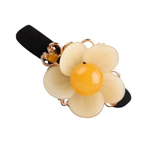 MUSISALY 1stück Retro Haarschmuck Haargummi Für Farbige Blüten Mit Jade-perlen Für Und Besondere Anlässe Tragbar Handtaschen Für Und Mädchen Die Chinesische Kultur von MUSISALY