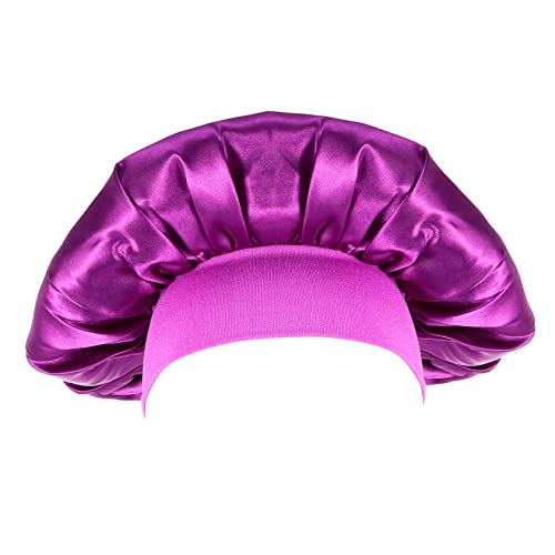 MUSISALY Schlafkopfbedeckung Aus Elasthan Für Damen Nachtschlafmütze Zum Schutz Der Frisur Elastischer Hut Für Schlaf Geeignet Für Kurzes Und Langes Haar Zöpfe Und Dreadlocks von MUSISALY