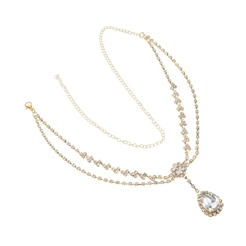 MUSISALY Damen-kopfschmuck Mit Kette Exquisites Stirndekor Für Die Braut Kopfschmuck von MUSISALY