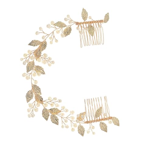 MUSISALY Haarkamm Aus Legierung Mit Perlen Für Hochzeit Elegantes Kopfschmuck Design Für Brautschmuck Und Anlässe von MUSISALY