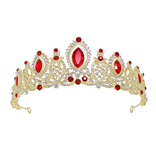 MUSISALY Krone Hochzeit Damen Mit Kristalldekor Strasskopfschmuck Für Brautschmuck Hochzeitstiere von MUSISALY