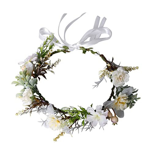MUSISALY Blumenstirnband Aus Kunstblumen Modischer Haarschmuck Für Damen Party-haarreif Für Fotoshootings Leicht Und Angenehm Zu Tragen von MUSISALY