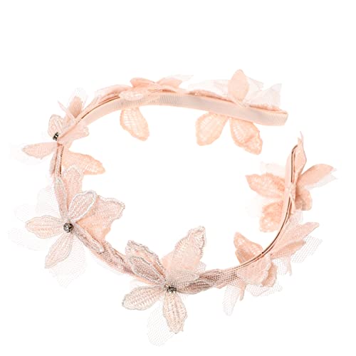 MUSISALY Spitze Blume Haarband Junge Mädchen Stirnband Entzückende Haar Dekoration Mädchen Kopf Schmuck Accessoire Für Outfit Und Anlass von MUSISALY