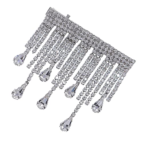 MUSISALY Haarspange Mit Glänzender Quaste Haarnadel Zarte Kopfschmuck Für Damen Strass-ornament Elegant Und von MUSISALY