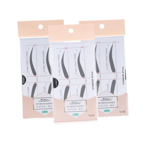 MUSISALY 2tasche Augenbrauen Schablonen Präzise Augenbrauen Aufkleber Für Symmetrische Formen Für Anfänger Und Verschiedene Make-up-stile -s von MUSISALY