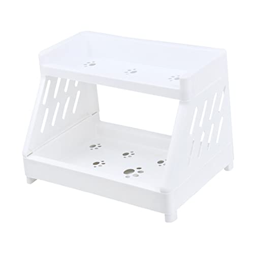 MUSISALY Schmales Regal Für Badezimmer Aufbewahrungsregal Mit 2 Ebenen Kosmetik-organizer Aus Kunststoff Kleinartikel-regal Für Ordnung von MUSISALY