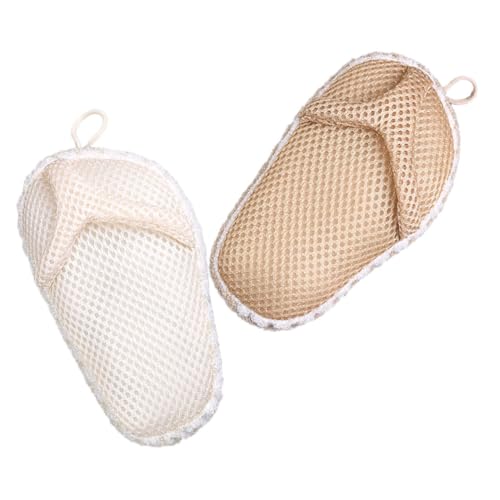 MUSISALY 2 Pack Peeling Dusche Handtuch Körper Wäscher Peeling Waschlappen Luffa Alternative Für von MUSISALY