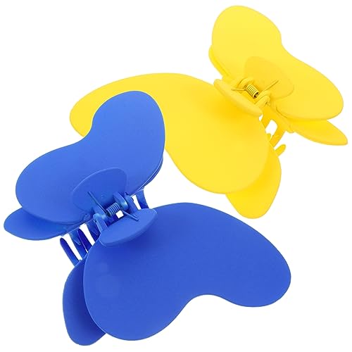 MUSISALY 2stücke Schmetterling Haarclips Damen Groß Haarspangen Frauen Schmuck Clip Zubehör Klammern Schmetterlinge Spangen von MUSISALY