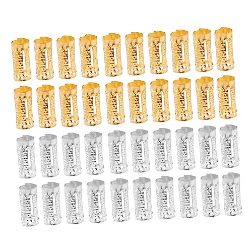 MUSISALY 200St Perücke Schmuck hochzeitshaar schmuck brauthaatschmuck braid accessories filigranes Rohr Flechten Goldrand haarschmuck Haarmanschetten Dreadlock-Häkelnadel Eisen Silver von MUSISALY