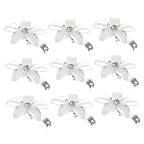 MUSISALY 20stücke Pack Mini-blumen-haarspangen Haar-accessoires Mit Strasssteinen Für Kleine Mädchen von MUSISALY
