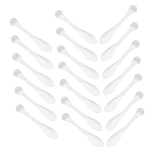 MUSISALY 20stücke Augencreme-löffel Gesichtsmaskenlöffel Augenmassagelöffel Make-up-stick Salon-cremelöffel Kosmetische Werkzeuge von MUSISALY