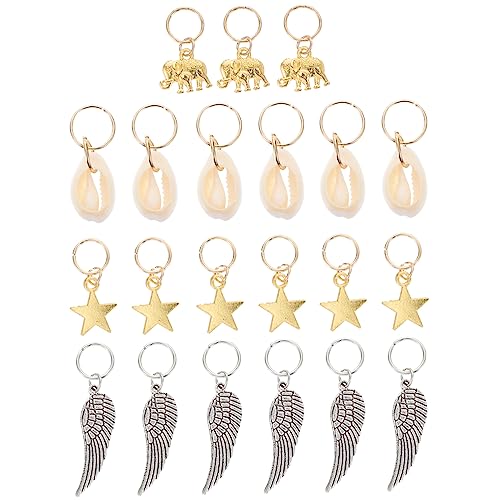 MUSISALY 21St Schmutzige Zöpfe Haarschmuck für Damen Dreadlock-Anhänger Labret-Schmuck Muschelschmuck Dreadlocks-Ringe haarschleife haarschlaufe Haar-Charms Haaranhänger Zopfzubehör Schale MUSISALY 21St Schmutzige Zöpfe Haarschmuck für Damen Dreadlock-Anhänger Labret-Schmuck Muschelschmuck Dreadlocks-Ringe haarschleife haarschlaufe Haar-Charms Haaranhänger Zopfzubehör Schale von MUSISALY
