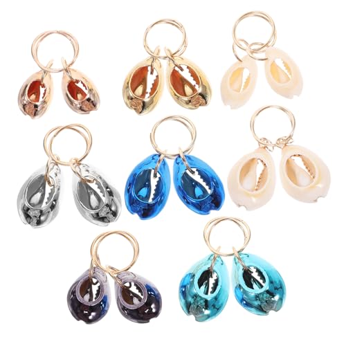 MUSISALY 24stücke Frauen Zöpfe Haar Schmuck Haar Braid Muschel Anhänger Manschetten Dreadlock Charms von MUSISALY