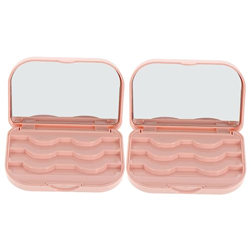 MUSISALY 2stücke Wimpern Aufbewahrungsbox Wiederverwendbarer Organizer Für Falsche Wimpern Leicht Und Tragbar Schützt Ihre Vor Verlust Und Beschädigung Für Unterwegs von MUSISALY