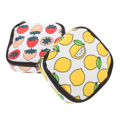 MUSISALY 2stücke Große Kapazität Zipper Kosmetik Und Münztasche wasserdichte Aufbewahrungstasche Für Damen Lösung Für Kosmetik Schmuck Und Geld von MUSISALY