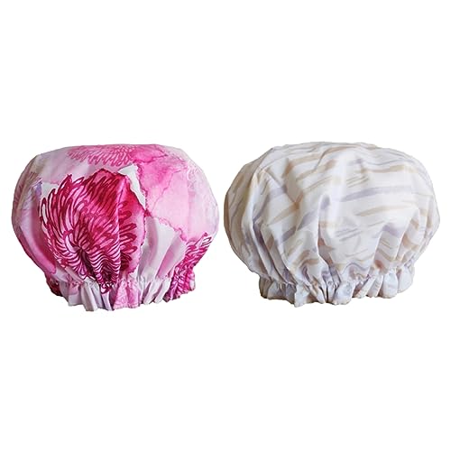 MUSISALY Duschhaube Badekappe Für Damen Und Herren Doppellagiger Schutz Beim Duschen Oder Haarpflege von MUSISALY