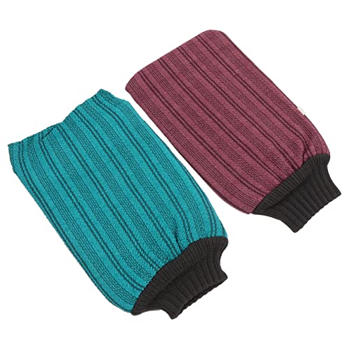 MUSISALY 2St Badetuch Dusch-Peeling-Handschuhe Handschuhe zum Rückenschrubben Körperpeelinghandschuh handtücher baumwolle baumwoll handtücher Schrubbhandschuhe Peeling-Badehandschuhe von MUSISALY