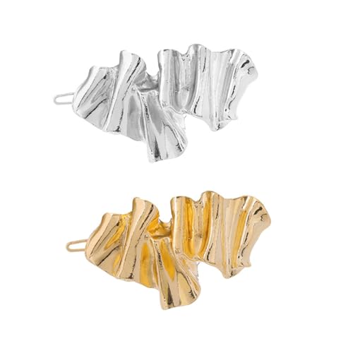 MUSISALY 2 Stück Unregelmäßige Metall Haarspangen Für Mädchen Haarschmuck Accessoires MUSISALY 2 Stück Unregelmäßige Metall Haarspangen Für Mädchen Haarschmuck Accessoires von MUSISALY