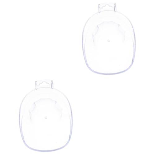 MUSISALY 2St Handweiche Schale hand tränken schüssel Frauen Nagellack Nagellackschale five fingers handpflege cadfi werkzeug Schale zum Entfernen der Nagelfarbe Nagelkunstzubehör Acryl Weiß von MUSISALY