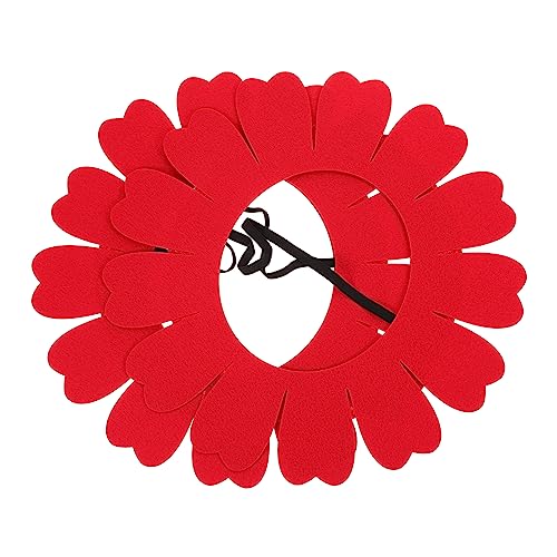 MUSISALY 2St Sonnenblumenkopfbedeckung Babymütze lustige Kopfbedeckung sonnenblumen haarschmuck sonnenblumen haarreif Performance-Huthaube Leistungsstarke Sonnenblumen-Kopfbedeckung gefühlt von MUSISALY