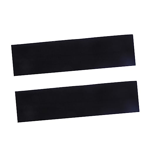 MUSISALY 2stücke Yoga-stirnband Sport-stirnband Breites Stirnband Für Tanz-biker Dehnbares Tape-haarband Elastisches Sport-bandana Schwarz von MUSISALY