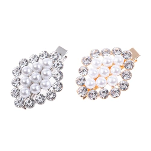 MUSISALY 2er Satz Perlen-haarspangen Modische Damen-haarklammern Süße Haarschmuck Accessoires Für Hochzeit Party Freizeit von MUSISALY