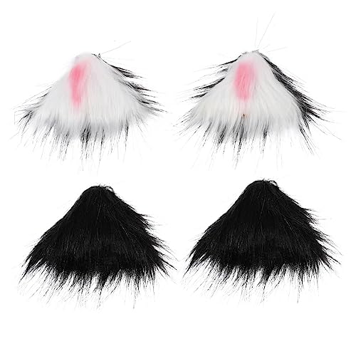MUSISALY 2paare Katzenohr-haarspangen Cosplay Haarschmuck Dekorative Haarnadel Simulation Mädchen-kopfschmuck von MUSISALY