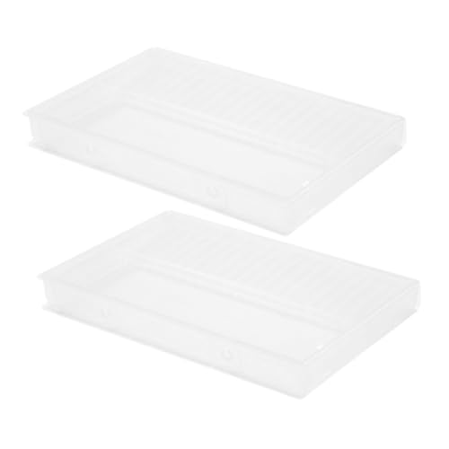 MUSISALY Nagelbohrer-aufbewahrungsbox Maniküre-werkzeug-organizer Schleifkopf-halter Nageldesign-zubehör Staubschutz-case Für Mobile Nutzung Und Heimgebrauch von MUSISALY