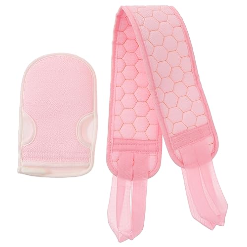 MUSISALY 2-teiliges Tiefenpeeling-handschuh-set für Dusche Badetuch Duschhandschuhe Zum Rückenschrubben von MUSISALY