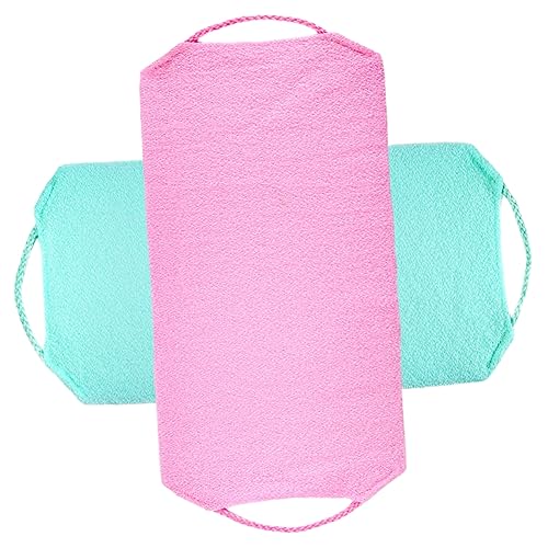 MUSISALY Peeling-badetuch Mit Rückenschrubber – 2-teiliges Set – Kordelzug-design Für – Reinigungsmittel von MUSISALY