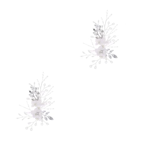 MUSISALY 2 Stücke Braut Blume Haarnadel Hochzeit Haar Clip Haarnadel Blume Blatt Clip Stilvolle Accessoire Für Frauen MUSISALY 2 Stücke Braut Blume Haarnadel Hochzeit Haar Clip Haarnadel Blume Blatt Clip Stilvolle Accessoire Für Frauen von MUSISALY