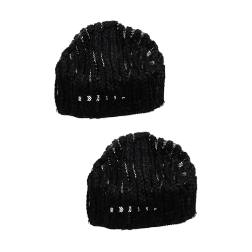 MUSISALY 2st Dreadlocks-kopfbedeckung Haarspange Geschlossenes Haarmaschennetz Haarstyling-zubehör-tool Perückenkappe Netz Häkelnadeln Für Haare Tp Material Senden Black MUSISALY 2st Dreadlocks-kopfbedeckung Haarspange Geschlossenes Haarmaschennetz Haarstyling-zubehör-tool Perückenkappe Netz Häkelnadeln Für Haare Tp Material Senden Black von MUSISALY