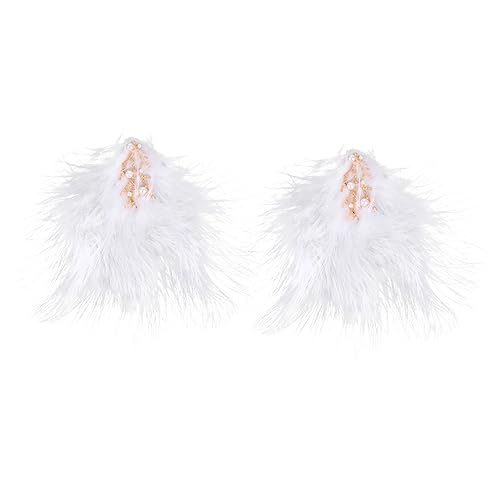 MUSISALY 2stücke Haarklammern Für Damen Stilvolle Fascinator Haarspangen Mit Federn Für Mädchen Für Partys Hochzeiten Und Besondere Anlässe von MUSISALY