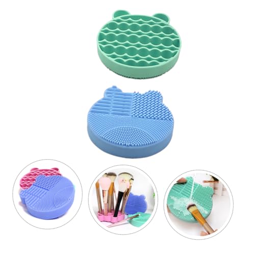 MUSISALY 2st Für Make-up-pinsel Wäscheständer Für Make-up-pinsel Make-up-waschwerkzeug Make-up-reinigungspad Organizer-rack Make-up-pinselhalter Reinigungskoffer Kieselgel von MUSISALY