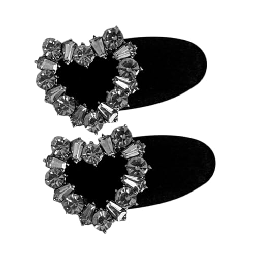 MUSISALY Mini-haarspangen Für Frauen Und Mädchen 2er-pack Herzförmige Haar-accessoires Haarspangen Für Frauen Und Mädchen von MUSISALY