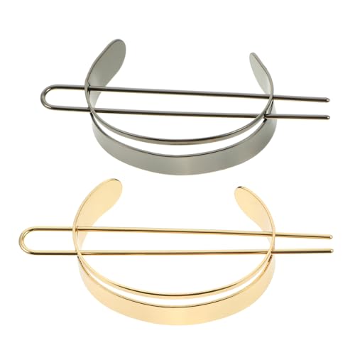 MUSISALY 2 Stk U-förmige Haarnadeln Aus Legierung Einfache Damen-haar-accessoires Schickes Vintage-design von MUSISALY