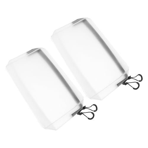 MUSISALY 2stücke Reißverschluss Make-up Tasche Kosmetiktasche Kulturbeutel Aufbewahrungstasche Für Damen Reisen Und Alltag Mit TPU-Materialien Für Kosmetik Und Hautpflegeprodukte von MUSISALY