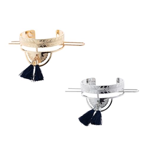 MUSISALY Quasten-haarschmuck Für Damen Haarspangen-clips Mit Hochglanzpolierter Oberfläche Vintage-haarschmuck Für Verschiedene Anlässe von MUSISALY