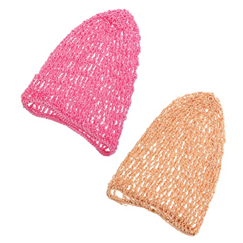MUSISALY Home Haarnetz-abdeckungen 2er-pack Gehäkelte Haarnetze Elastische Haarnetz-abdeckungen für Mädchen für Komfort und Langfristige Nutzung von MUSISALY
