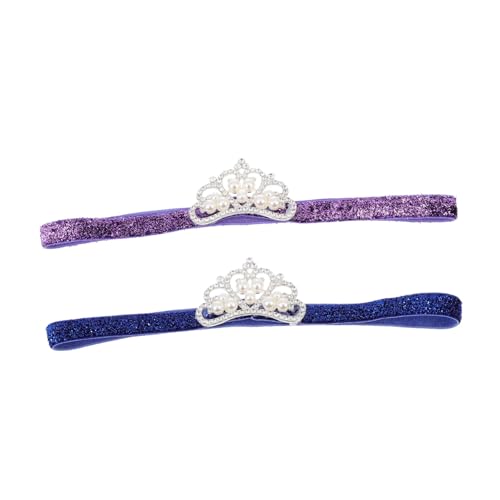 MUSISALY 2pcs Kinder Strass Krone Haar Geburtstag Party Kopfschmuck Kreative Einzigartige Haarband Für Jungen Mädchen von MUSISALY