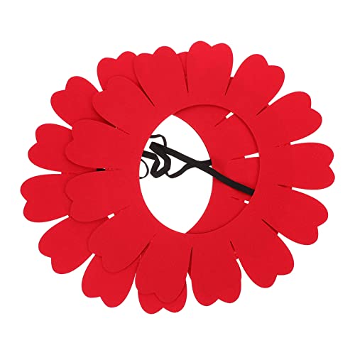 MUSISALY 2st Sonnenblumenkopfbedeckung Partyhüte Mit Blumen Sonnenblumen-kopfschmuck Haarschmuck Aus Sonnenblumen Hauben Für Sonnenblumenkostüm Hippie-blumenkrone Zubehör Gefühlt von MUSISALY