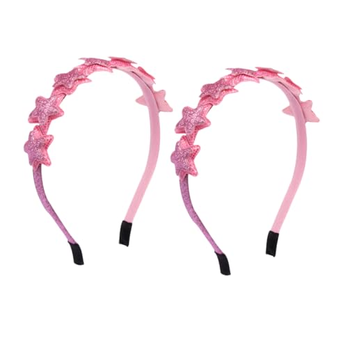 MUSISALY Modischer Haarreif mit Glitzer-design Im Stern-design für Jungen und Mädchen für Geburtstagsfeiern und Veranstaltungen von MUSISALY